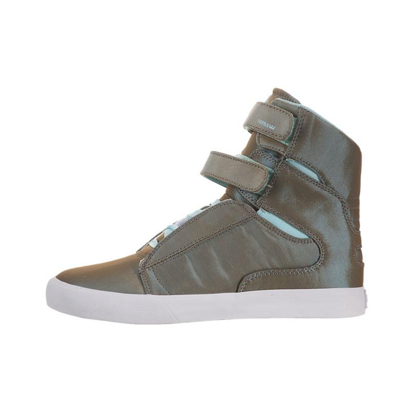 Supra SOCIETY Sneaker High Damen Braun Blau Online Kaufen JHOQZ8532